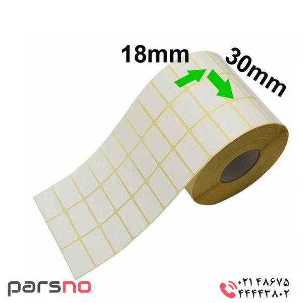 لیبل کاغذی 18 × 30