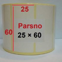 لیبل پی وی سی 25 × 60